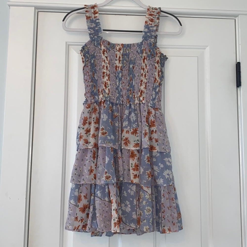 Floral smock dress